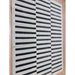 Valley Build Scandinavian Carved 3D Hi-Low Flatweave Ivory/Charcoal Grey/Monochrome Rug