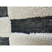 Valley Build Scandinavian Carved 3D Hi-Low Flatweave Ivory/Charcoal Grey/Monochrome Rug