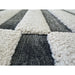 Valley Build Scandinavian Carved 3D Hi-Low Flatweave Ivory/Charcoal Grey/Monochrome Rug