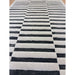 Valley Build Scandinavian Carved 3D Hi-Low Flatweave Ivory/Charcoal Grey/Monochrome Rug