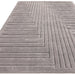 Valley Connection Scandinavian Carved 3D Hi-Low Flatweave Charcoal Grey/Grey Rug