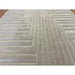 Valley Connection Scandinavian Carved 3D Hi-Low Flatweave Ivory Rug