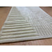 Valley Connection Scandinavian Carved 3D Hi-Low Flatweave Ivory Rug