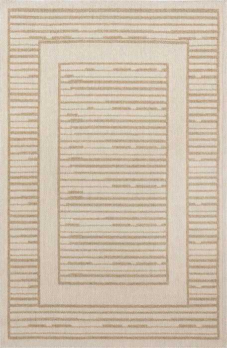 Vega beige innendørs utendørs areal teppe 120 x 180 cm