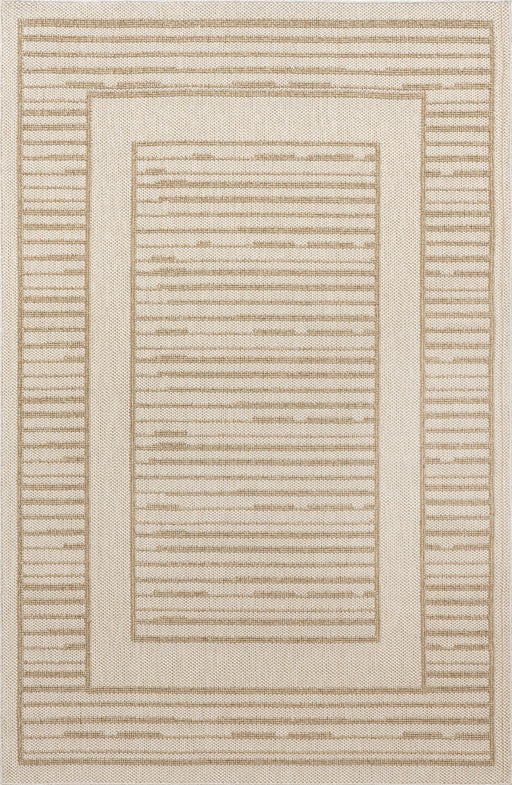 Vega beige innendørs utendørs areal teppe 120 x 180 cm