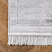 Venice Silver Fringed Area Rug 152x244 cm