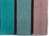 Vertical Stripes Teal Rug