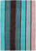 Vertical Stripes Teal Rug
