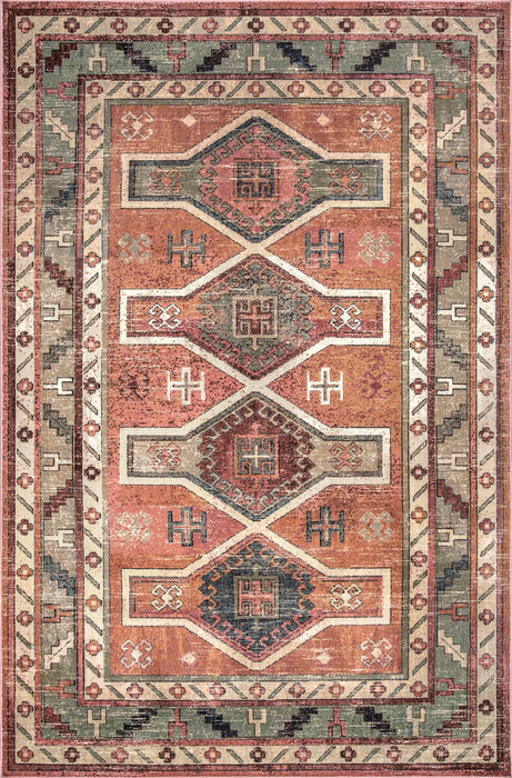 Tappeto vittoriano arancione 160x230 cm