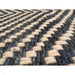 Vigo Modern Geometric Zig Zag Hand-Woven Jute Mix Soft-Touch Boho Flatweave Navy/Cream Rug