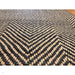 Vigo Modern Geometric Zig Zag Hand-Woven Jute Mix Soft-Touch Boho Flatweave Navy/Cream Rug