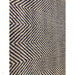 Vigo Modern Geometric Zig Zag Hand-Woven Jute Mix Soft-Touch Boho Flatweave Navy/Cream Rug