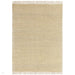 Vigo Modern Geometric Zig Zag Hand-Woven Jute Mix Soft-Touch Boho Flatweave Ochre/Cream Rug