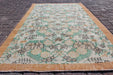 Vintage 107x195 cm Distressed Area Rug #147