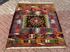 Vintage 157cm x 133cm Tribal Kilim Rug From Turkey