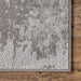 Vintage Abstract Area Rug Light Grey 160x230 cm