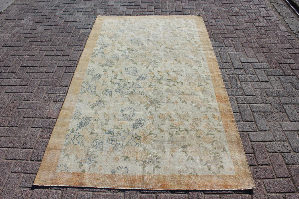 Vintage Anatolian Area Rug 144x245 cm Hand Knotted