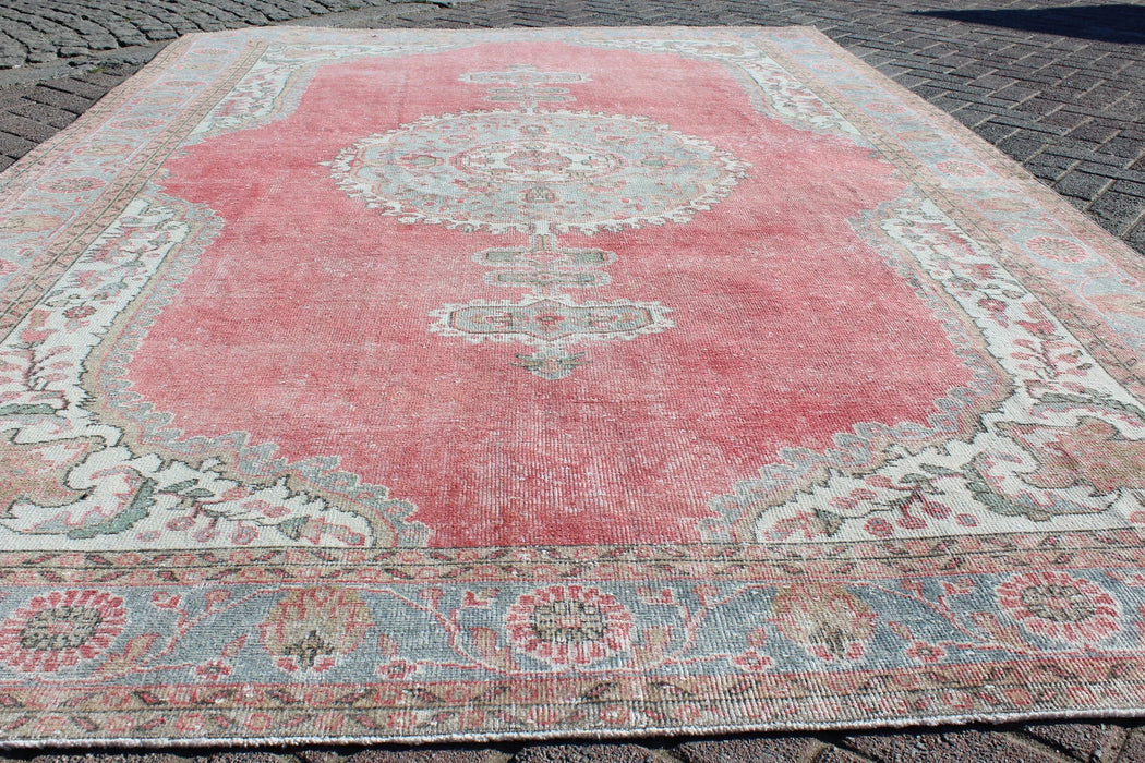 Vintage Anatolian Area Rug 87.5 x 129.5 Inches 222 x 329 cm