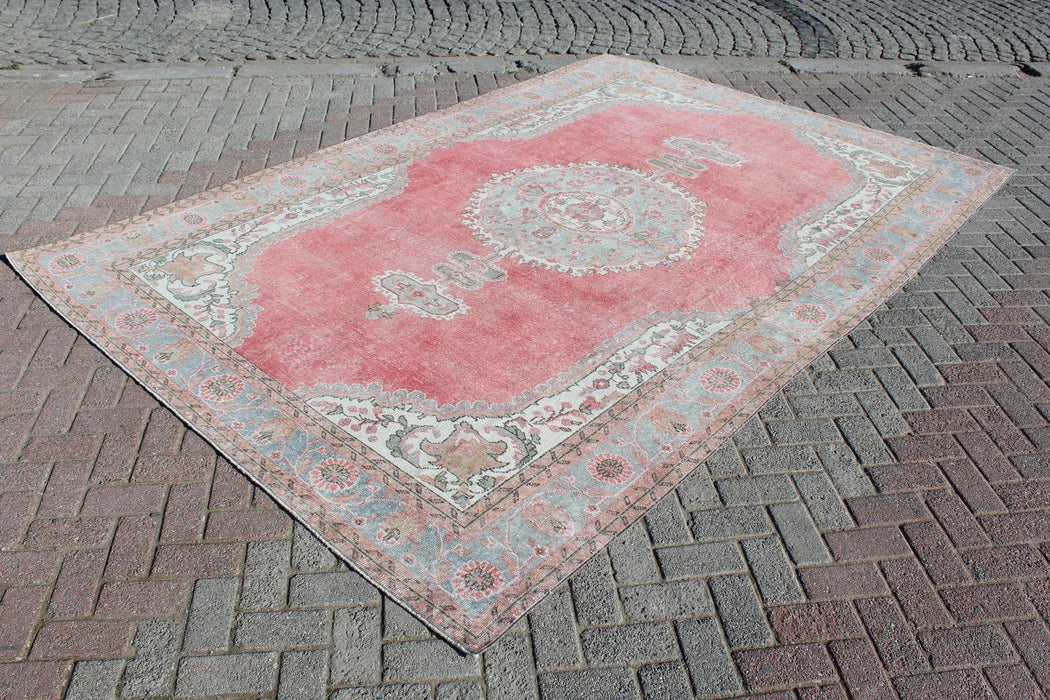 Vintage Anatolian Area Rug 87.5 x 129.5 Inches 222 x 329 cm