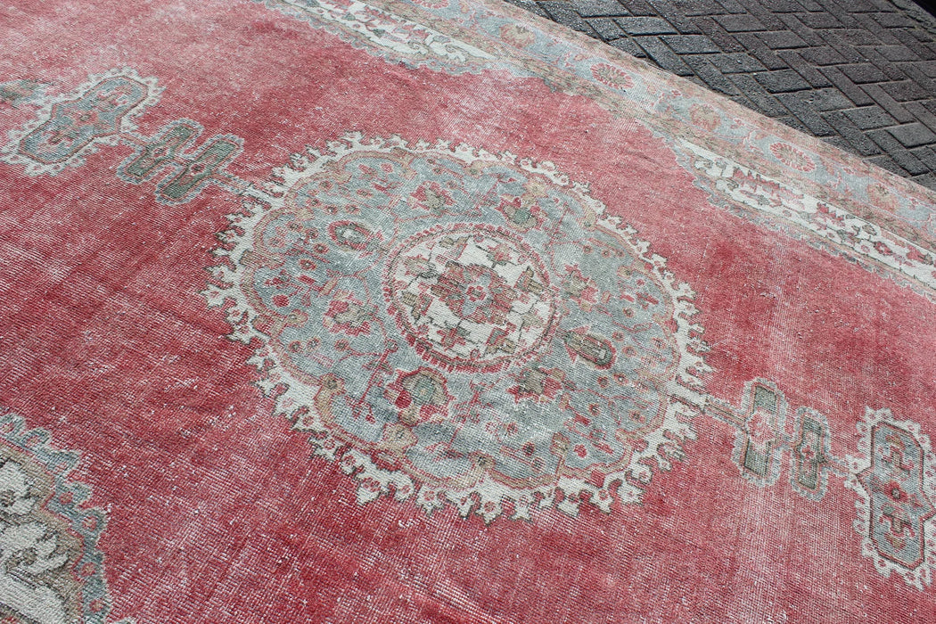 Vintage Anatolian Area Rug 87.5 x 129.5 Inches 222 x 329 cm