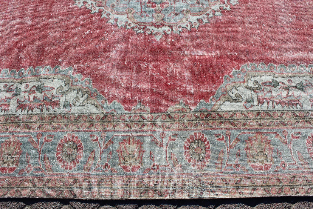 Vintage Anatolian Area Rug 87.5 x 129.5 Inches 222 x 329 cm