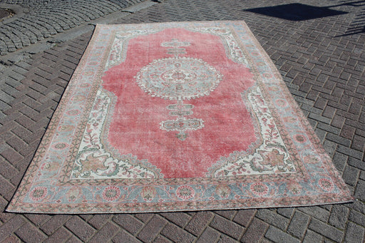 Vintage Anatolian Area Rug 87.5 x 129.5 Inches 222 x 329 cm
