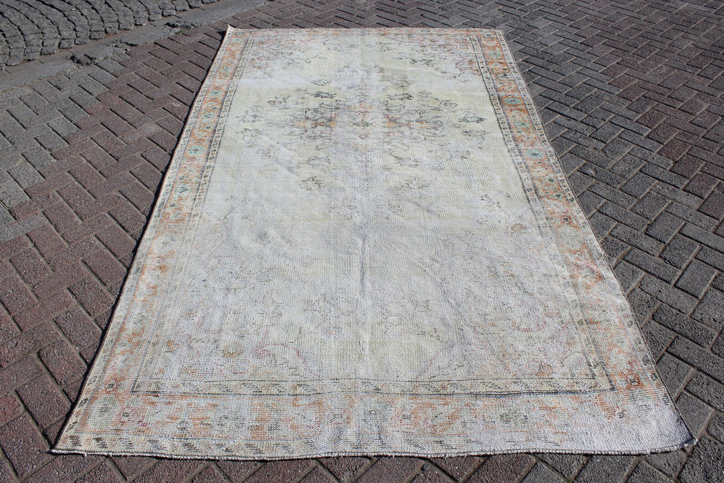 Vintage Anatolian Hand Knotted Runner Rug 173x297 cm
