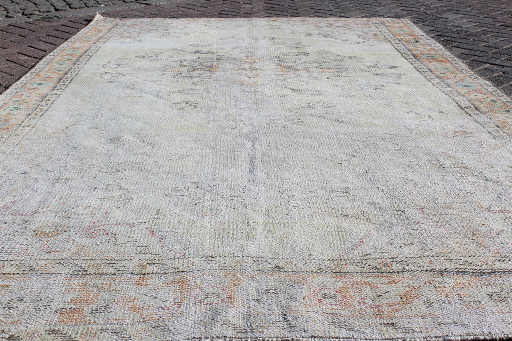 Vintage Anatolian Hand Knotted Runner Rug 173x297 cm