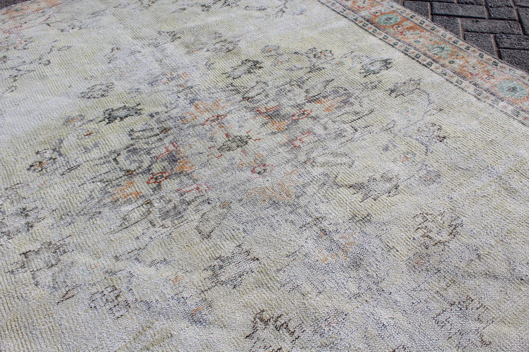 Vintage Anatolian Hand Knotted Runner Rug 173x297 cm