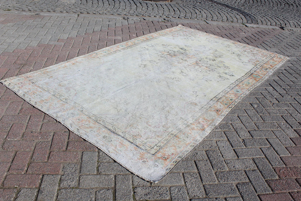 Vintage Anatolian Hand Knotted Runner Rug 173x297 cm