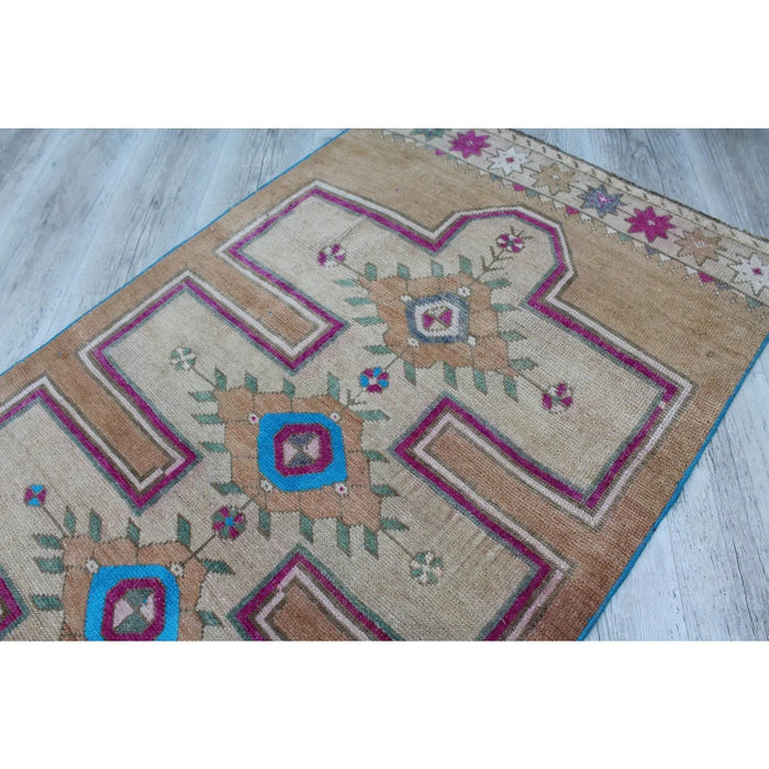 Vintage Anatolian Runner Rug 350cm x 91cm Hand Knotted