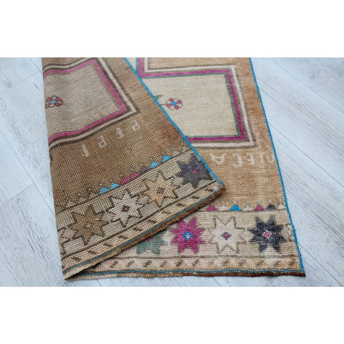 Vintage Anatolian Runner Rug 350cm x 91cm Hand Knotted
