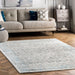 Vintage Aqua Herati Area Rug 160x230 cm