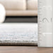 Vintage Aqua Herati Area Rug 160x230 cm