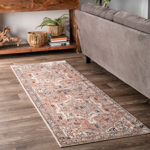 Vintage Area Rug Light Brown 120 x 180 cm