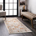 Vintage Beige Area Rug 150cm Autumn Design