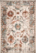 Vintage Beige Area Rug 150cm Soft Synthetic Fibers