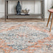 Vintage Beige Area Rug with Distressed Design 160x230 cm