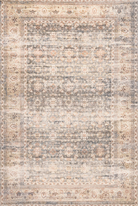 Vintage beige Cotton-Blend Area -matto 160x230 cm