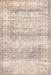 Vintage Beige Cotton-Blend Area Rug 160x230 cm
