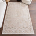 Vintage Beige Medallion Area Rug 160cm x 230cm