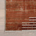 Vintage Blocks Area Rug in Rust