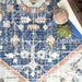 Vintage Blue Area Rug 140x200 cm