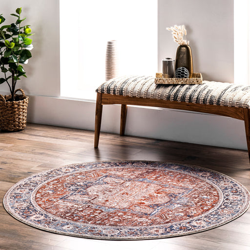 Vintage Blue Area Rug for Stylish Home Décor