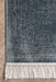 Vintage Blue Fringe Area Rug 120x180 cm