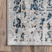 Vintage Blue Machine Washable Area Rug 160x230 cm