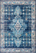 Vintage Blue Medallion Area Rug 120x180 cm