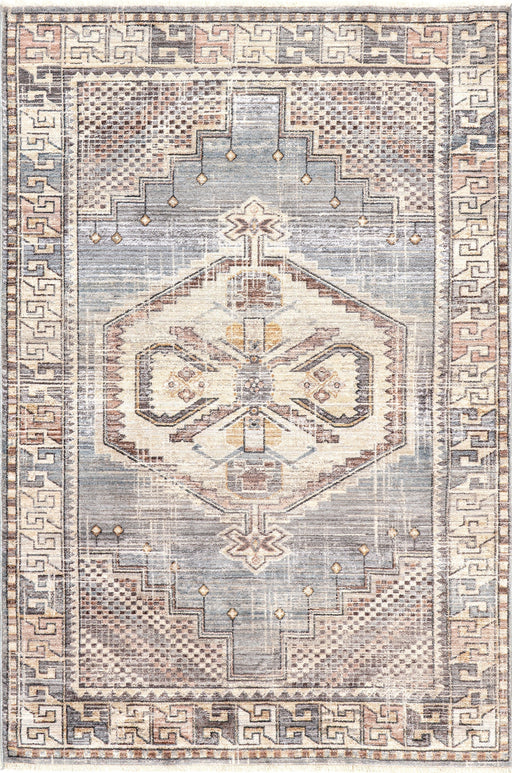 Vintage Blue Medallion Area -matto 160cm x 230cm