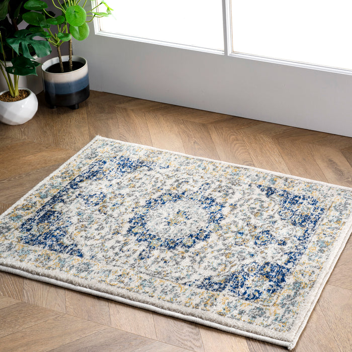 Vintage Blue Persian Area -matto 140x200 cm