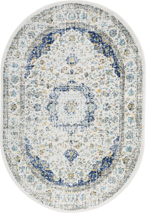 Vintage Blue Persian Area Rug 150x240 cm